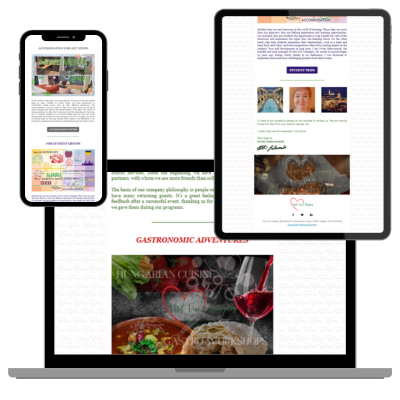 Visit Vivi's Hungary newsletter subscription