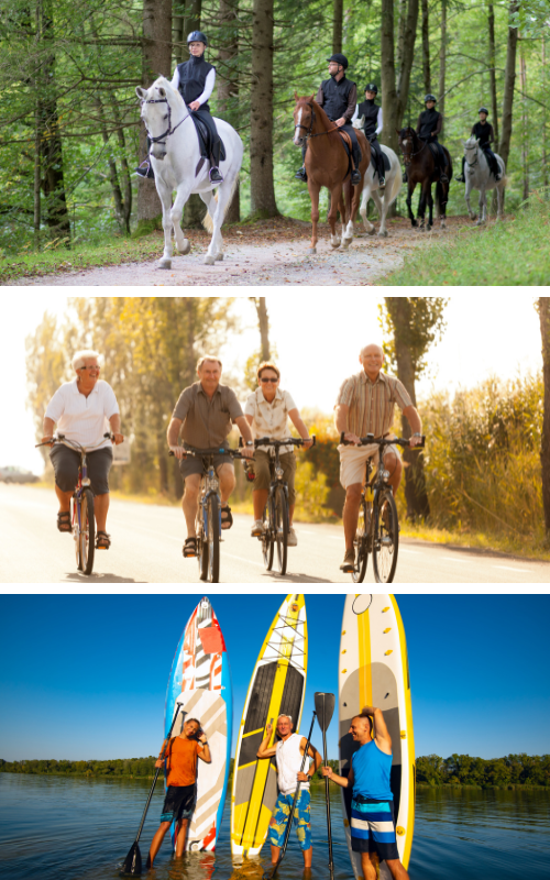 Visit Vivi's Hungary equestrian, cycling and SUP programs